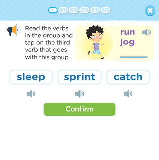 Distinguish Shades of Meaning Among Verbs - Quiz by Kids Academy